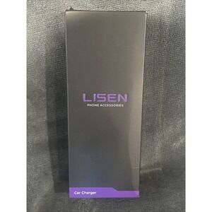 LISEN 69W Retractable USB C Car Charger Fast Charging Adapter for‎ iPhone 16 15